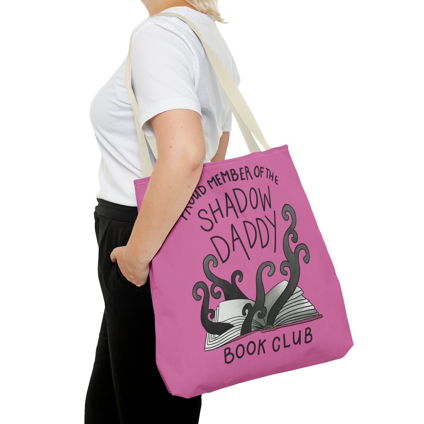 Shadow Daddy Book Club Tote in Pink