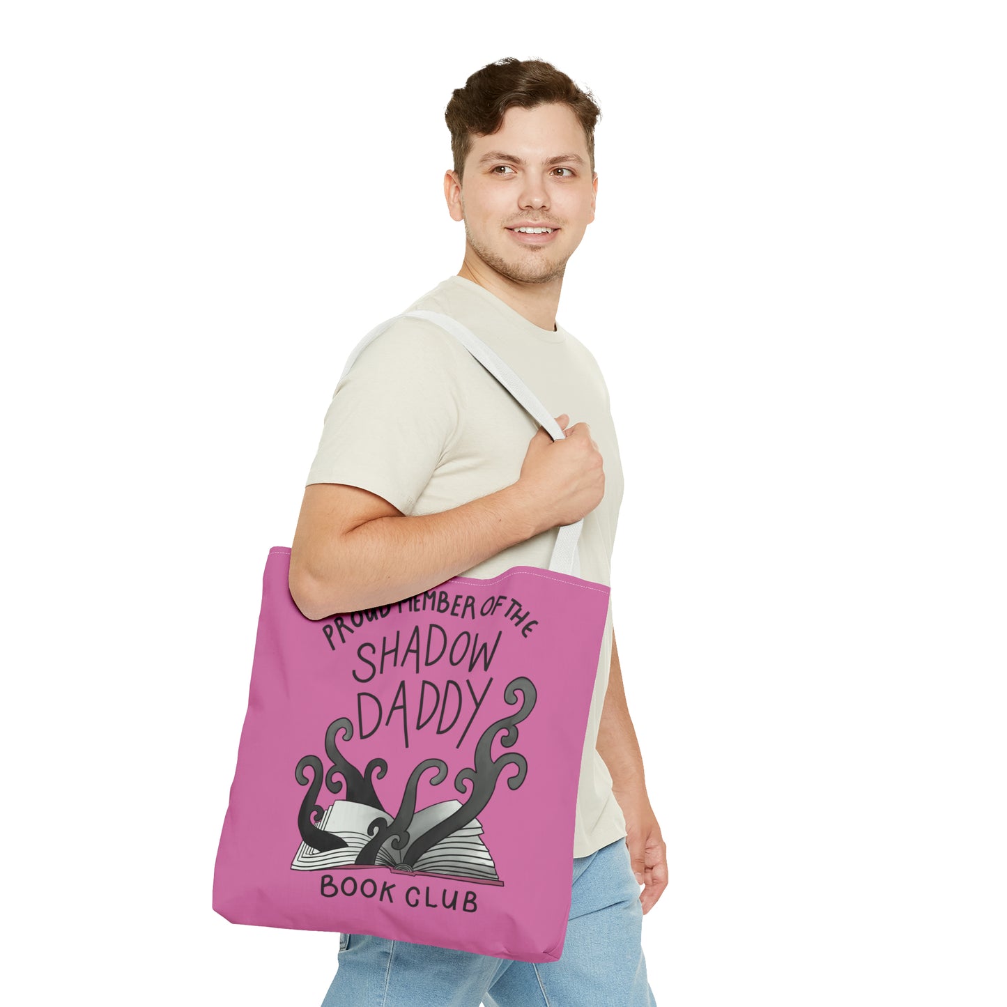 Shadow Daddy Book Club Tote in Pink