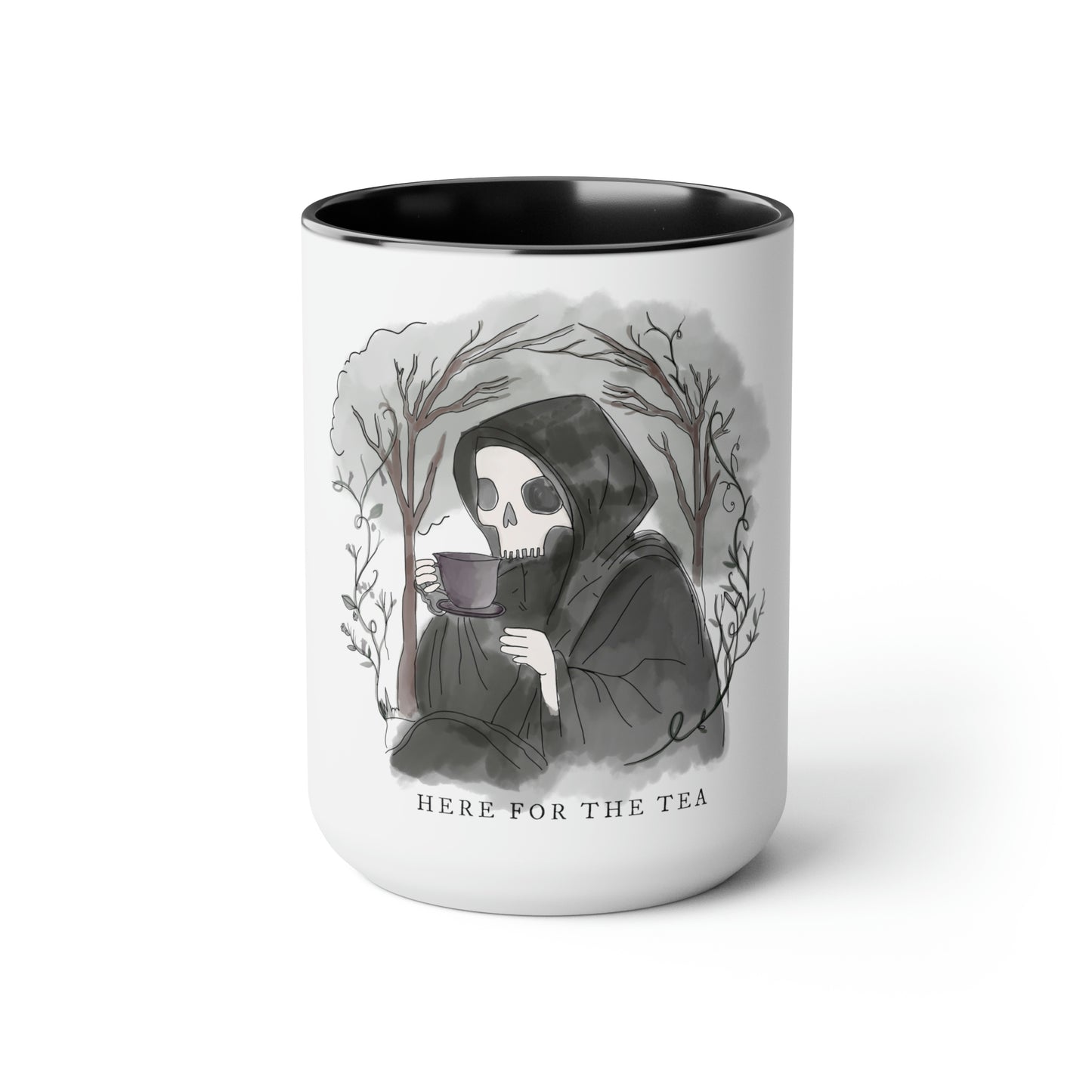 Here For the Tea Two-Tone Mug, 15oz