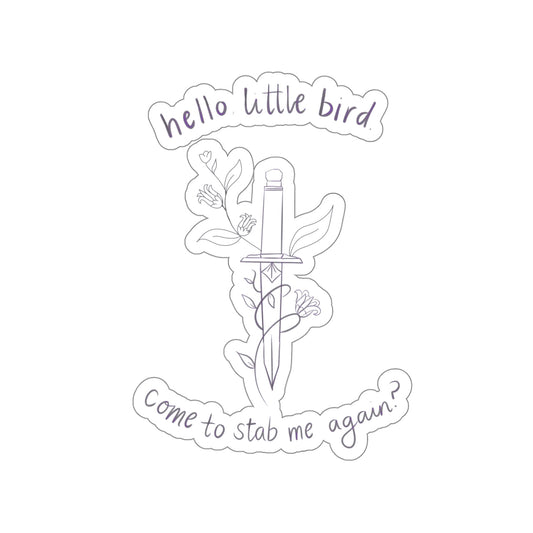 Hello, Little Bird Kiss-Cut Sticker