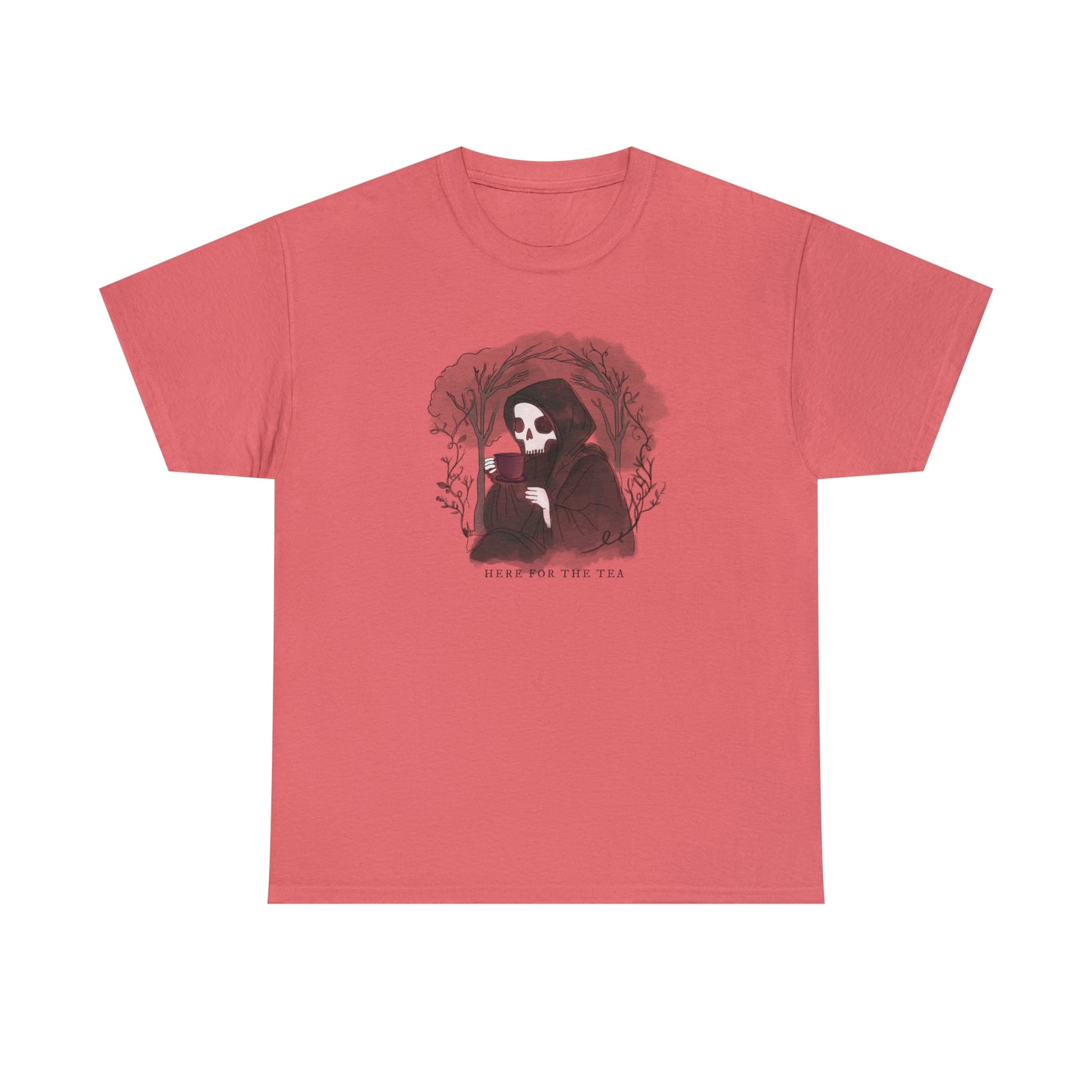 Here For The Tea Unisex Heavy Cotton Tee