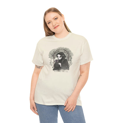 Here For The Tea Unisex Heavy Cotton Tee