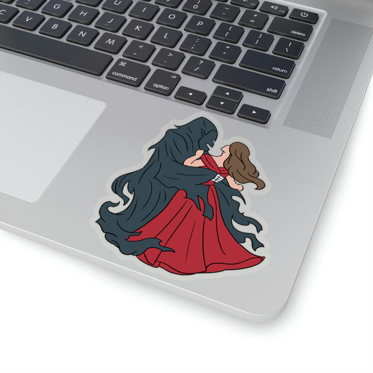 Dancing With Death Kiss-Cut Sticker
