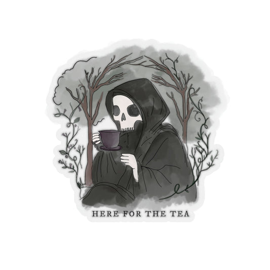 Here For The Tea Sticker